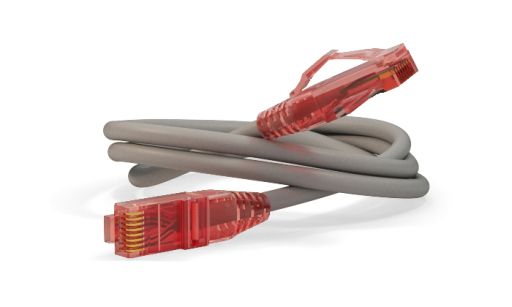 Шнур коммутационный Hyperline PC-LPM-UTP-RJ45-RJ45-C5e-2M-LSZH-GY