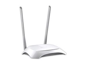 Маршрутизатор TP-Link, портов: 5, LAN: 4, WAN: 1, скорость мб/с: 300, антенн: 2, 35х128х182 мм (ВхШхГ), цвет: белый, TL-WR840N
